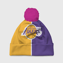 Шапка c помпоном LA LAKERS