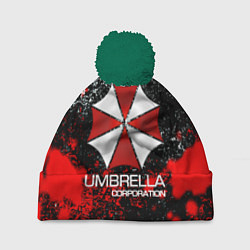 Шапка с помпоном UMBRELLA CORP, цвет: 3D-зеленый