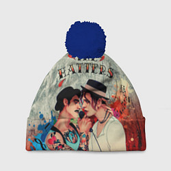 Шапка с помпоном THE HATTERS, цвет: 3D-тёмно-синий