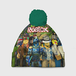 Шапка с помпоном ROBLOX, цвет: 3D-зеленый