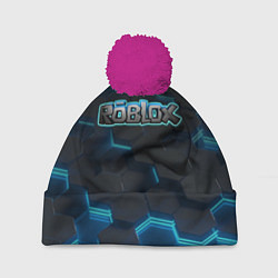 Шапка с помпоном Roblox Neon Hex, цвет: 3D-малиновый