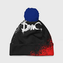 Шапка с помпоном DEVIL MAY CRY DMC, цвет: 3D-тёмно-синий