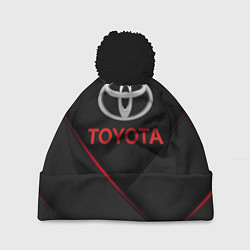 Шапка c помпоном TOYOTA