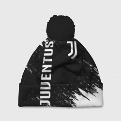 Шапка с помпоном JUVENTUS, цвет: 3D-черный