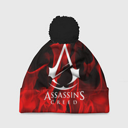 Шапка с помпоном ASSASSINS CREED, цвет: 3D-черный