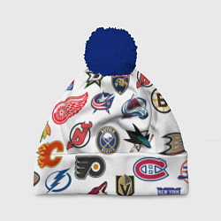 Шапка с помпоном Daewoo, цвет: 3D-тёмно-синий