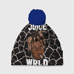 Шапка с помпоном Juice WRLD, цвет: 3D-тёмно-синий