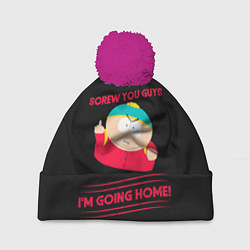 Шапка с помпоном Cartman, цвет: 3D-малиновый