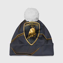 Шапка c помпоном Lamborghini