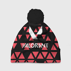 Шапка с помпоном Valorant, цвет: 3D-черный