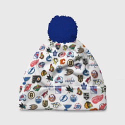 Шапка c помпоном NHL PATTERN Z