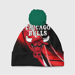 Шапка c помпоном CHICAGO BULLS