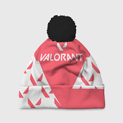 Шапка с помпоном Valorant, цвет: 3D-черный