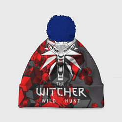 Шапка с помпоном The Witcher, цвет: 3D-тёмно-синий