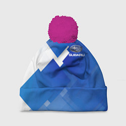 Шапка c помпоном SUBARU
