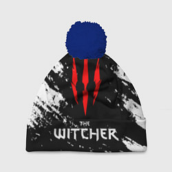 Шапка с помпоном The Witcher, цвет: 3D-тёмно-синий