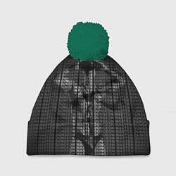 Шапка c помпоном Dungeon Master Grey