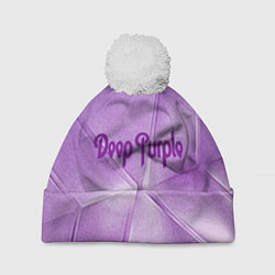 Шапка с помпоном Deep Purple, цвет: 3D-белый