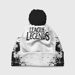 Шапка с помпоном League of legends, цвет: 3D-черный