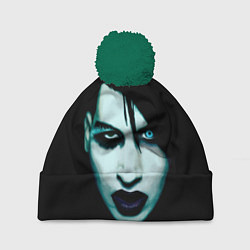 Шапка c помпоном Marilyn Manson