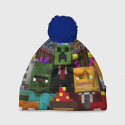 Шапка c помпоном Minecraft - characters - video game