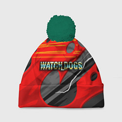 Шапка с помпоном Watch Dogs Recing, цвет: 3D-зеленый
