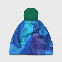 Шапка с помпоном NEON CRYSTALLS, цвет: 3D-зеленый