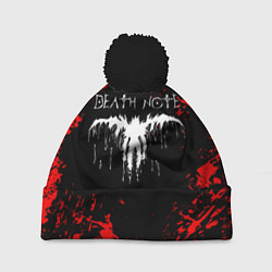 Шапка c помпоном DEATH NOTE ТЕТРАДЬ СМЕРТИ