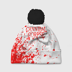 Шапка c помпоном Cannibal corpse