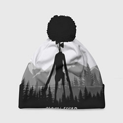 Шапка с помпоном SIREN HEAD DARK FOREST, цвет: 3D-черный