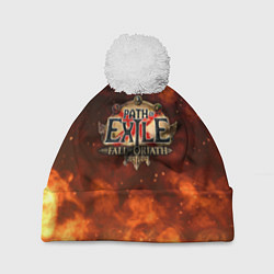 Шапка c помпоном Path of Exile Logo Путь изгнанника Лого Z