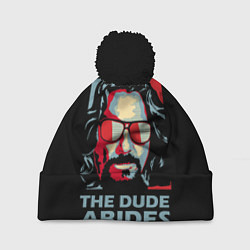 Шапка с помпоном The Dude Abides Лебовски, цвет: 3D-черный