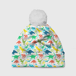 Шапка c помпоном DINOSAUR