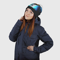 Шапка с помпоном MOBILE LEGENDS BANG BANG МОБА ЛЕГЕНДС, цвет: 3D-белый — фото 2