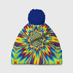 Шапка c помпоном Пульсирующий Огненный Цветок