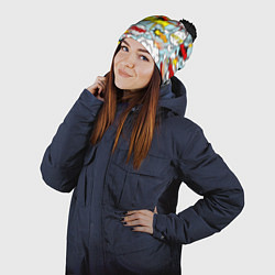 Шапка с помпоном BoOMbiT, цвет: 3D-черный — фото 2