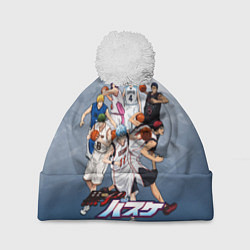 Шапка с помпоном Kuroko no Basket Баскетбол Куроко, цвет: 3D-белый