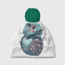 Шапка с помпоном Космическая Софа, цвет: 3D-зеленый