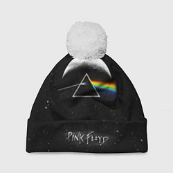 Шапка c помпоном PINK FLOYD LOGO ПИНК ФЛОЙД ЗВЕЗДЫ