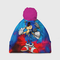 Шапка c помпоном СОНИК EXE SONIC