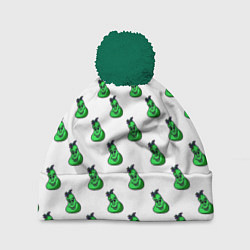 Шапка с помпоном Капитошка, цвет: 3D-зеленый