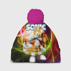 Шапка с помпоном Майлз Тейлз Прауэр - Sonic - Видеоигра, цвет: 3D-малиновый