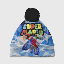Шапка c помпоном Марио и Луиджи гонщики - Super Mario