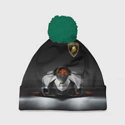Шапка с помпоном Lamborghini Egoista - Italy, цвет: 3D-зеленый