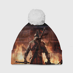 Шапка с помпоном Sekiro: Shadows Die Twice, цвет: 3D-белый