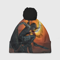 Шапка c помпоном Lara Croft