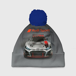 Шапка c помпоном Audi sport - racing car - extreme