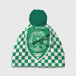 Шапка с помпоном Футбольный Клуб Ахмат, цвет: 3D-зеленый