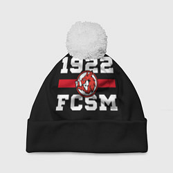 Шапка с помпоном 1922 FCSM, цвет: 3D-белый