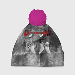 Шапка с помпоном Depeche Mode - Memento Mori gothic, цвет: 3D-малиновый